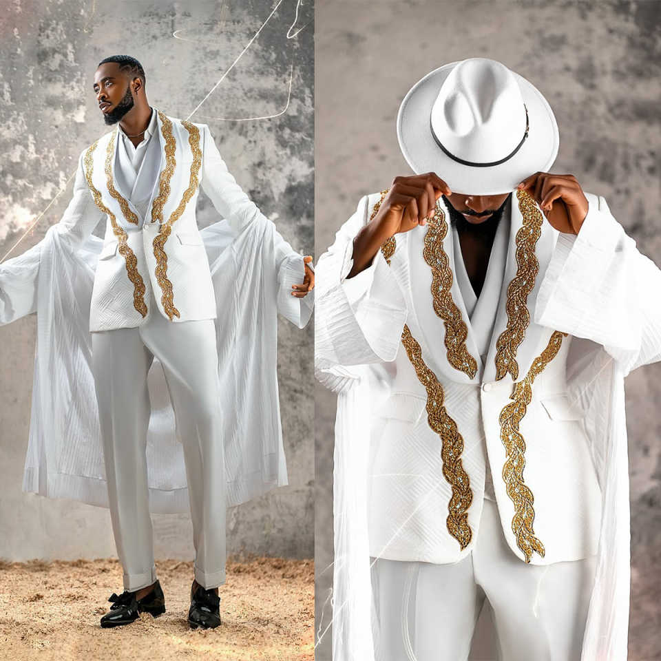 Men'S Formal Wear No Suit - أنيقة مطرز الزفاف البدلات الرسمية 2