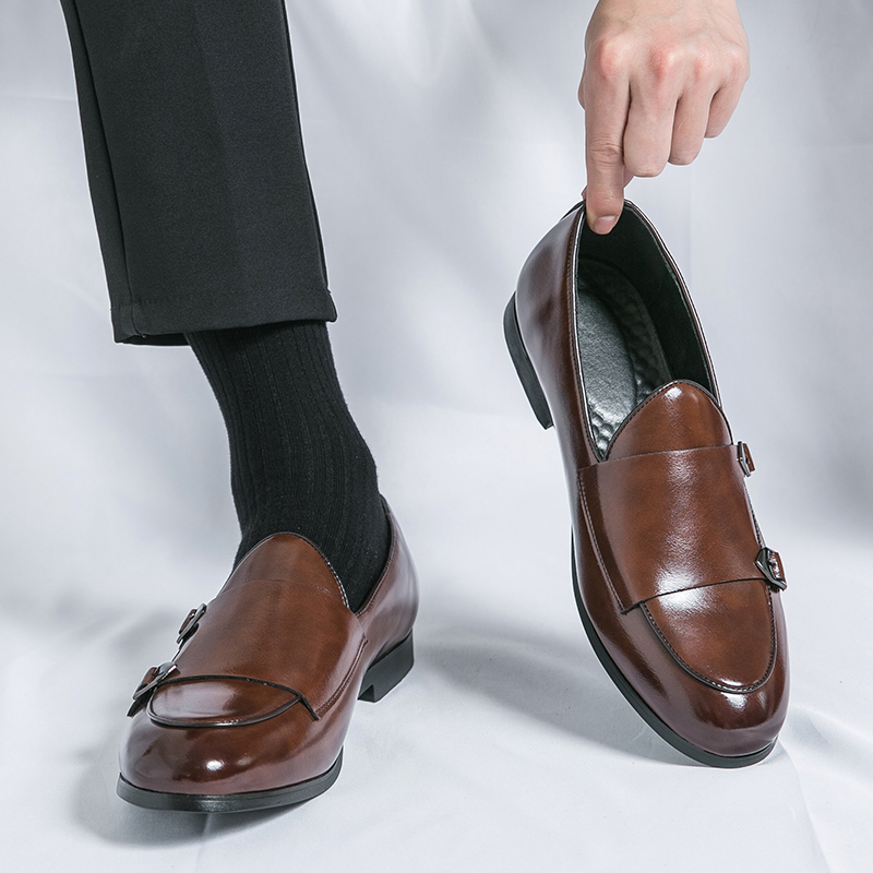 Men'S Luxury Formal Wear - رجل أحذية من الجلد الراهب الرسمي