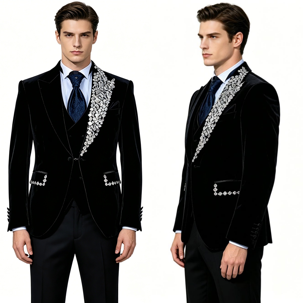 Men'S Formal Wear No Suit - بدلة زفاف رسمية من قطعتين من