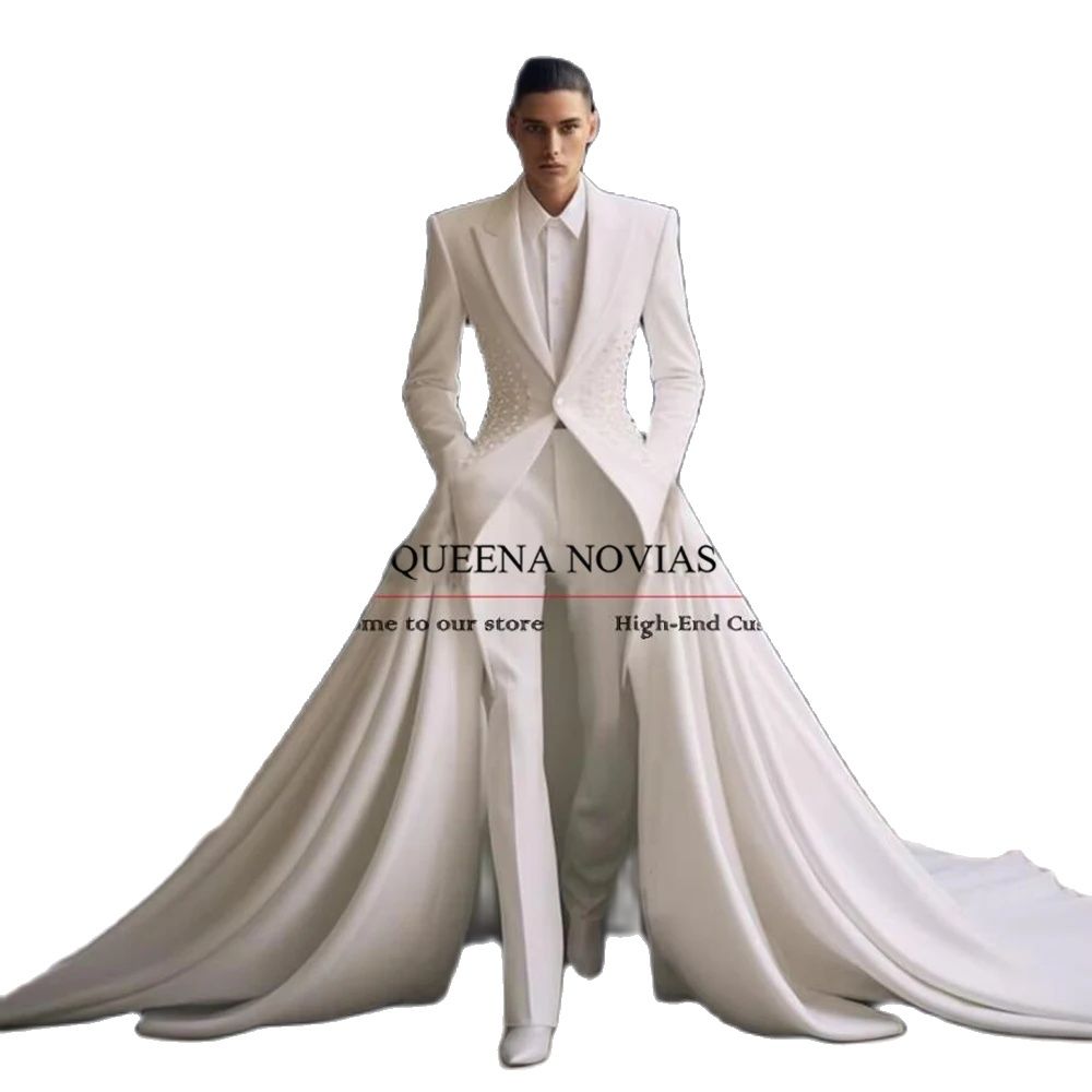 Men'S Formal Wear No Suit - بدلات رجالية أنيقة من اللؤلؤ مع