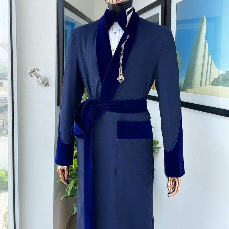 Formal Wear For Men In Wedding - بدلة رجالية زرقاء ملكية مصممة خصيصًا
