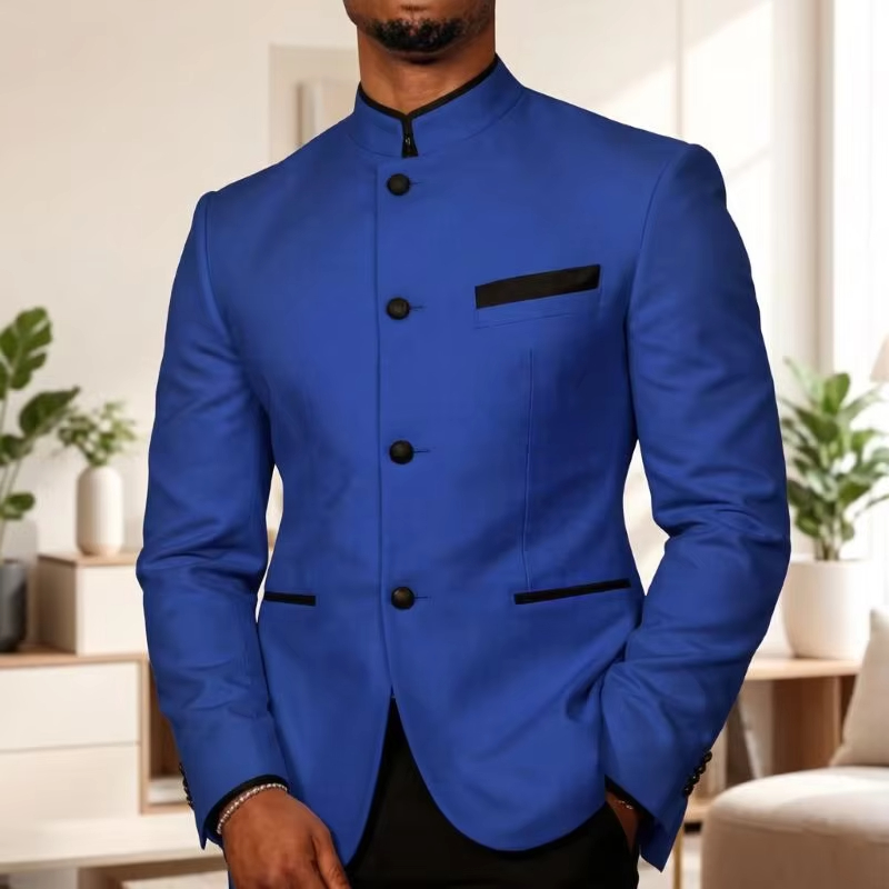 جاكيت رسمي بقصة ضيقة بزر واحد، - مراجعة Formal Wear For Men In Wedding وسعره