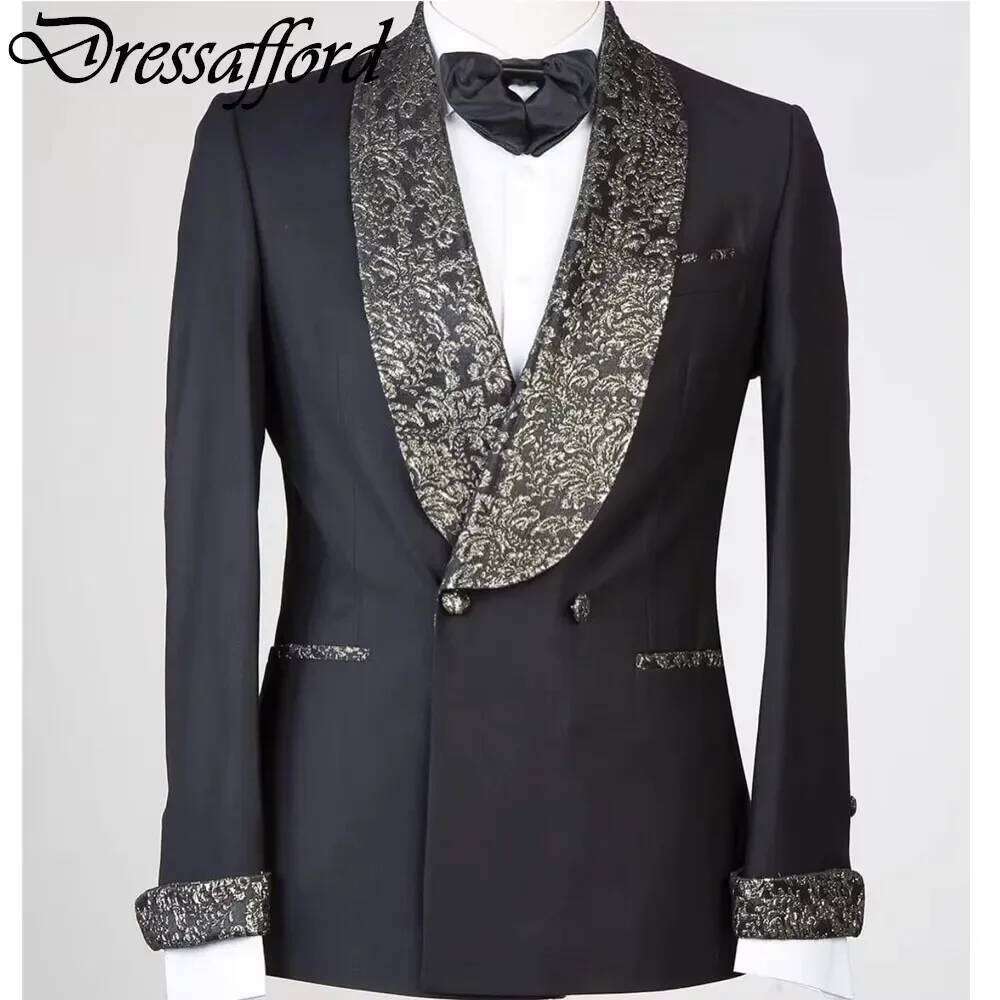 بدلة رجالية سوداء من قطعتين بت - مراجعة Men'S Formal Wear No Suit وسعره