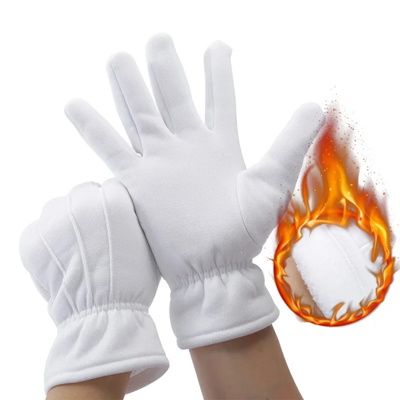 1 زوج الأبيض قفازات رسمية شتاء - مراجعة Formal Wear Gloves Men وسعره