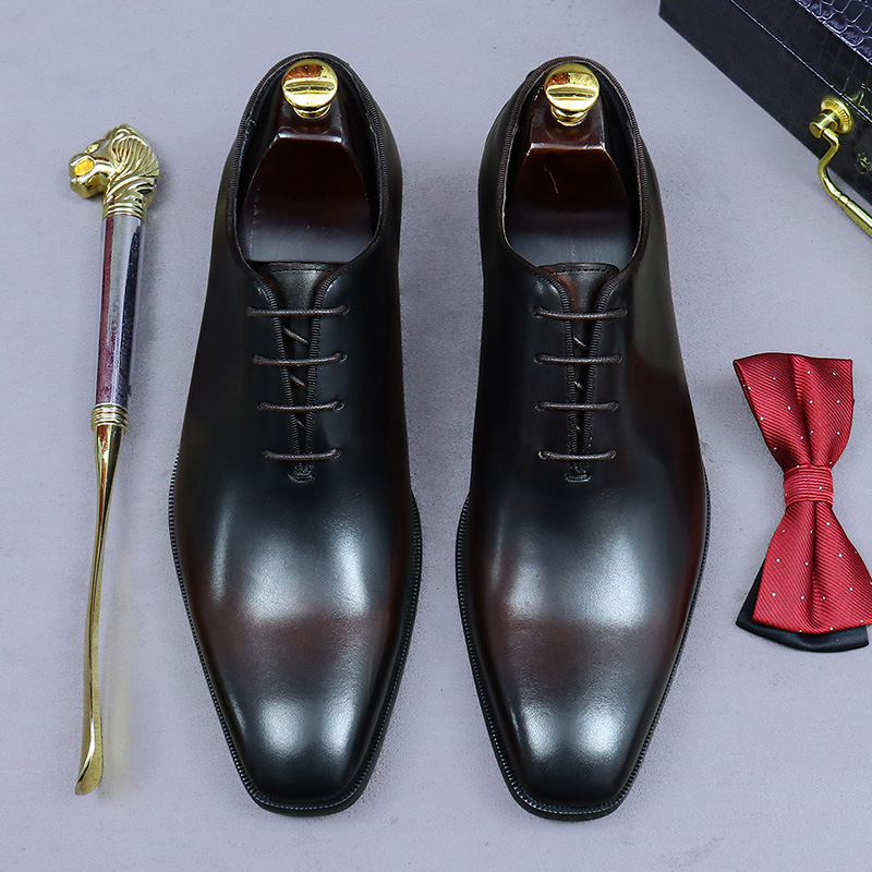 مصمم جلد طبيعي رجالي بالجملة أ - مراجعة Men'S Luxury Formal Wear وسعره